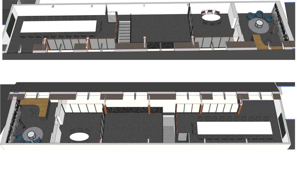 RESTRUCTURATION DE BUREAUX & TRAVAUX DE FAÇADES